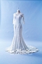 405WL03 Long Sleeves boat neck lace Plus Size Bride Malaysia